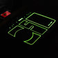 Non-Slip Car Phone Pad For 4-in-1 Car Parking Number Card Anti-Slip Mat Auto Phone Holder Sticky Anti Slide Dash Phone Mount