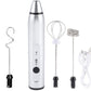 Rechargeable Electric Milk Frother Automatic Kitchen Juice Food Mixer Cream Egg Beater Blender