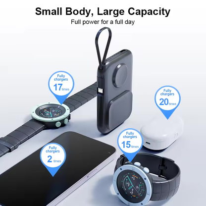 Active Portable Apple Watch, Airpods and Iphone Charger