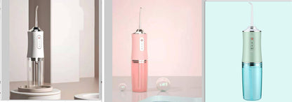 3-Mode USB Rechargeable Oral Irrigator – Portable 240ml Dental Water Flosser and Teeth Cleaner